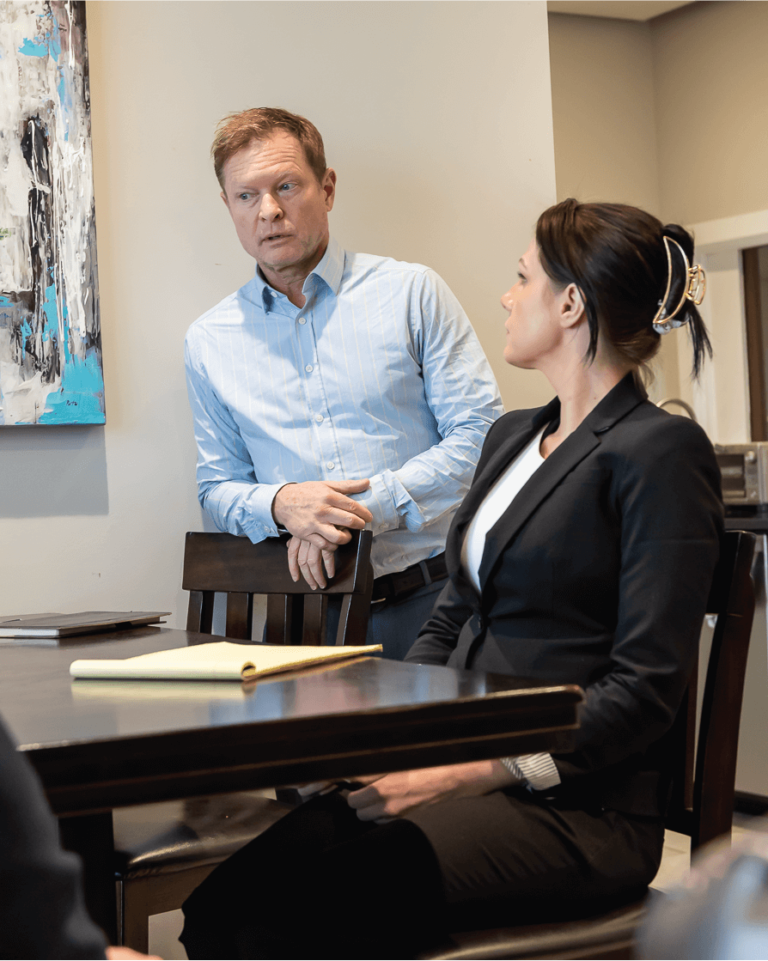 Ford Haymour attorneys collaborating in their Calgary office